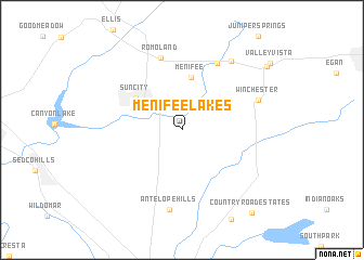 map of Menifee Lakes