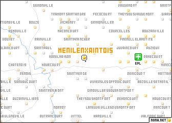 map of Ménil-en-Xaintois