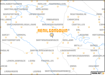 map of Ménil-Gondouin