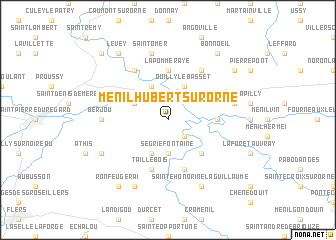 map of Ménil-Hubert-sur-Orne