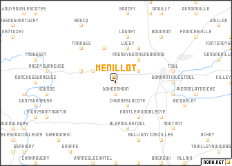 map of Ménillot