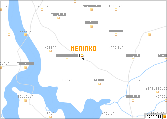 map of Méninko