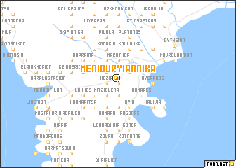 map of Meniouryiánnika