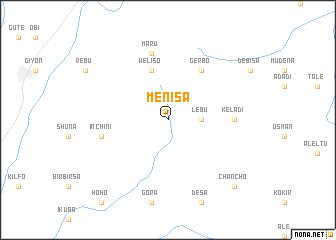 map of Menīsa