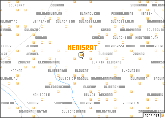 map of Menisrat