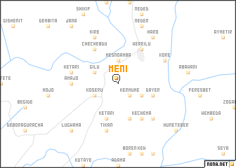 map of Menī