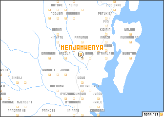 map of Menjamwenya