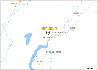 map of Menjaun