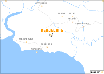map of Menjelang