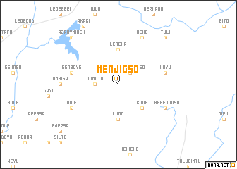 map of Menjigso