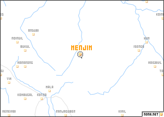 map of Menjim
