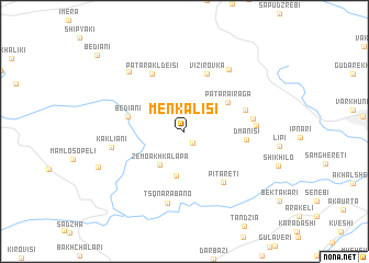 map of Menkʼalisi