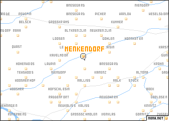 map of Menkendorf