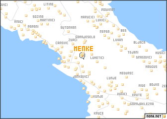 map of Menke