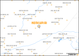 map of Menkupiai