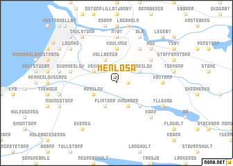 map of Menlösa