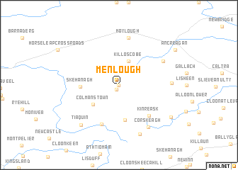 map of Menlough