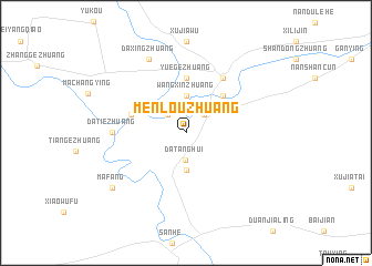 map of Menlouzhuang