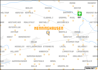 map of Menninghausen