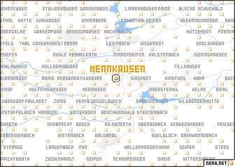 map of Mennkausen