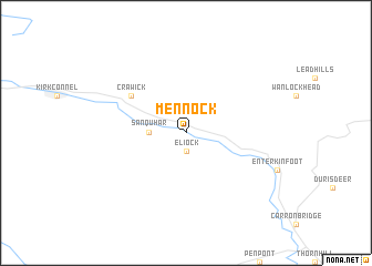 map of Mennock