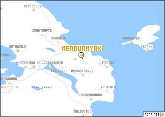 map of Mennunmyaki