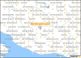 map of Mennwangen