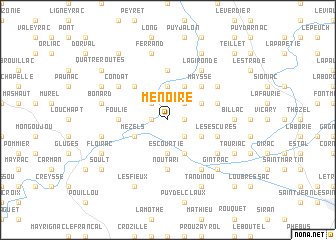 map of Ménoire