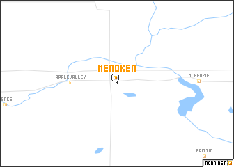 map of Menoken