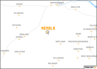 map of Menola