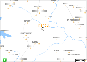 map of Menou