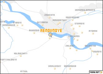map of Menovnoye