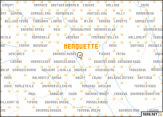 map of Menquette