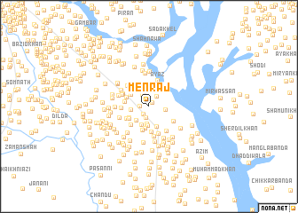 map of Menrāj