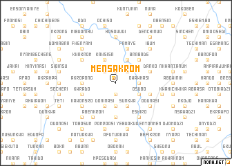 map of Mensakrom