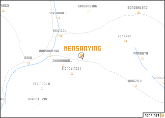 map of Mensanying