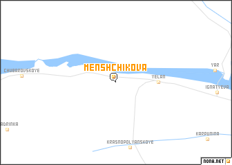 map of Menshchikova