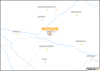 map of Mensura