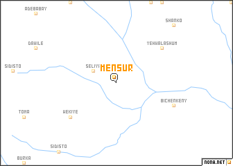 map of Mensur