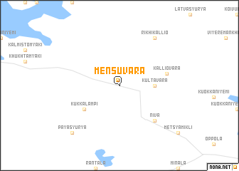 map of Mensuvara