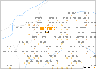 map of Mēntang