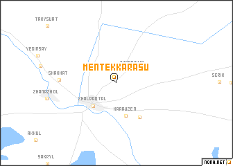 map of Mentek-Karasu