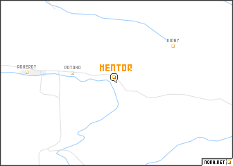 map of Mentor
