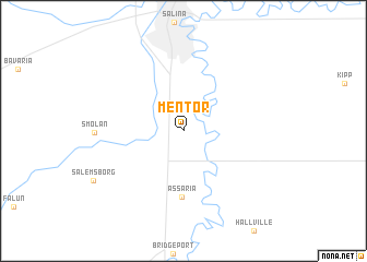 map of Mentor