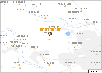 map of Mentoucun