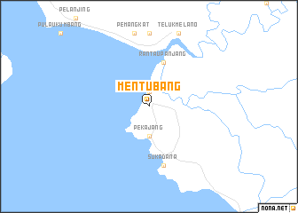 map of Mentubang