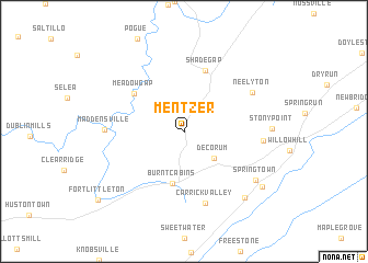 map of Mentzer