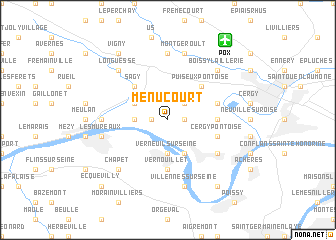 map of Menucourt