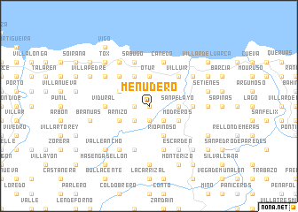 map of Menudero