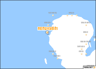 map of Menukwari